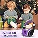 RockPapa I20 Kopfhörer Kinder Schule, Kinder Kopfhörer mit Kabel für Mädchen Junge, HD Mikrofon, Faltbare, kopfhörer Klinke 3.5 mm für Handy,Tablet,PC, Schwarz Violett