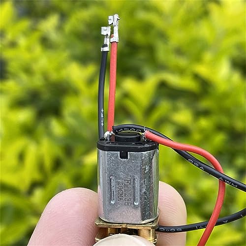 Moteur à engrenages WouND GA12-N20 entièrement métallique arbre en D DC 3V-6V 55RPM