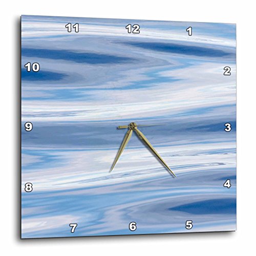 Reloj de pared analógico 3dRose aluminio cuadrado miniatura 1