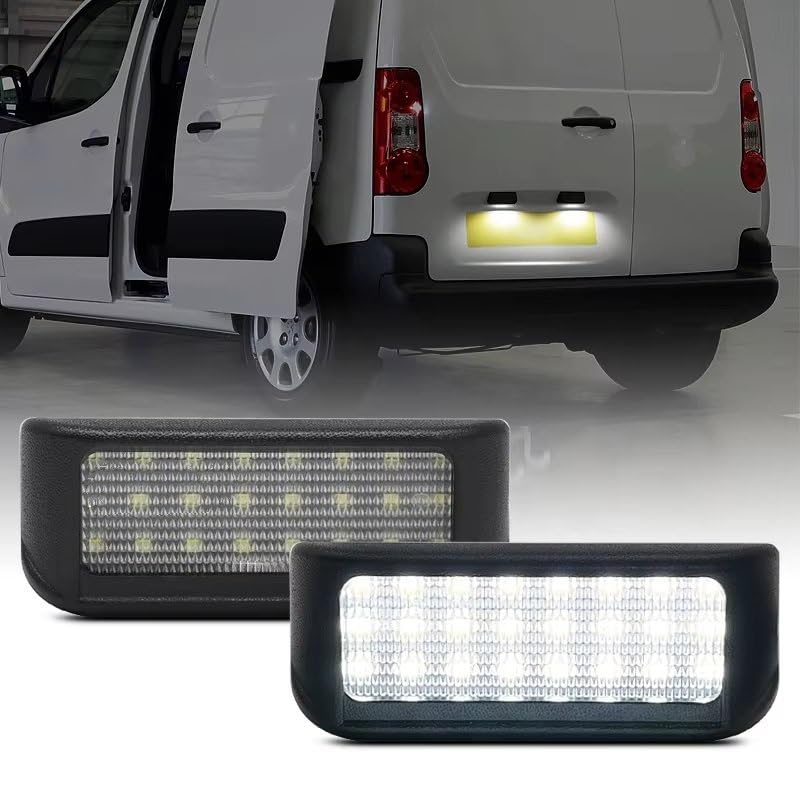 Luces matrícula para Citroën Berlingo II idóneas para renovar ópticas opacas 3