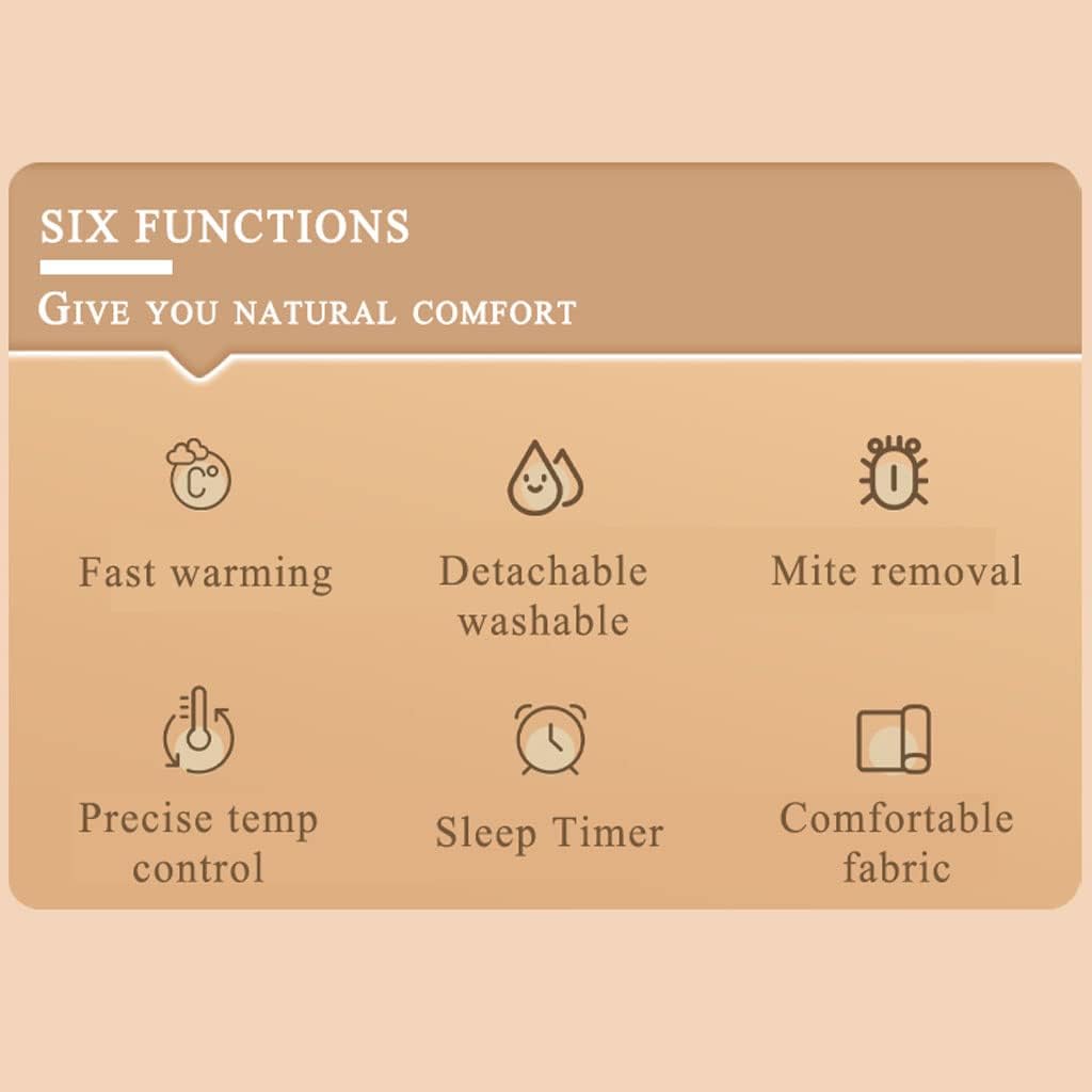review SOYEN Relieve Fatigue Winter Warmth Heated Blanket Can Be Draped and Covered Electric Blanket Soft Comfortable Electric Throw for Nap,Office,Sofa Utility Savings