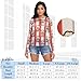 Movie Popcorn Striped Red See Through Tops for Women Mesh Sheer Tops Long Sleeve Women Blouse Zipper Handle Swimming Pool Camping Beach Size L