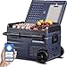 Produktbild BODEGAEU 35L Kompressor Kühlbox, Auto Kühlschrank Mit WIFI-APP-Steuerung USB-Anschluss, 12/24 V und 100-240 V Elektrische Kühlbox bis -20 °C für Auto, Lkw, Boot, Reisemobil,Camping