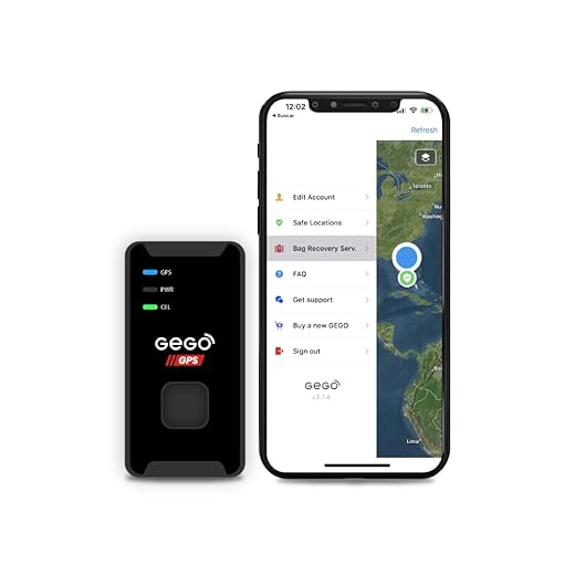 GEGO GPS Luggage Tracker (Airline Compliant) US and International, Real-Time, 4G LTE GPS Tracking Device with Travel Suitcase/Baggage Recovery Service (Incl. Mobile App) Subscription Needed