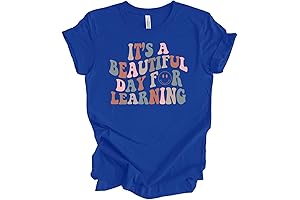 It's A Beautiful Day To Learn Teacher Life Shirt, Teacher Gift Idea Bella Canvas Shirt