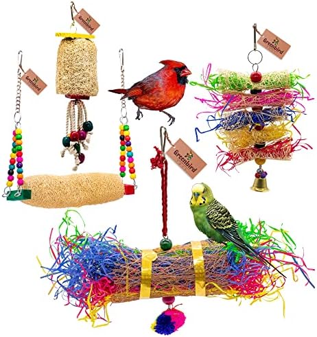 100 Pcs Balsa Wood Blocks - Natural Bird Parrot Chewing Toys For Parakeets, Conures & Cockatiels