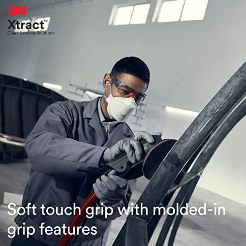 3M Xtract Electric Random Orbital Sander, Ergonomic And Lightweight Ros, 88760, 6 In, Central Vacuum, 3/16 In Orbit, 110V, 350W Motor, Metal Fabrication, Woodworking #TOP4