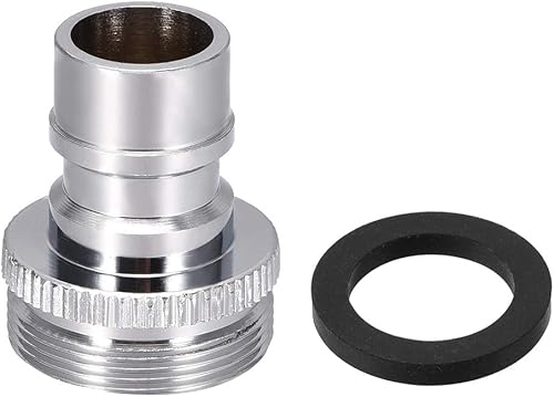Miniatura 5 de uxcell Grifo de latón Conector rápido M24 UNF rosca macho manguera adaptador de enchufe para lavavajillas lavadora