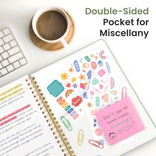 Image of Taja Dotted Spiral Journal Notebook for Women & Men, 140 Pages, Dotted Notebook for Journaling & Note Taking, Journals for Writing, A5(5.7 inch x 7.9 inch) - Green
