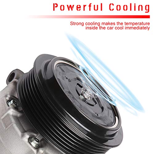 Image of cciyu Air Conditioner Compressor 2006-2007 fit for Mercedes-Benz C230