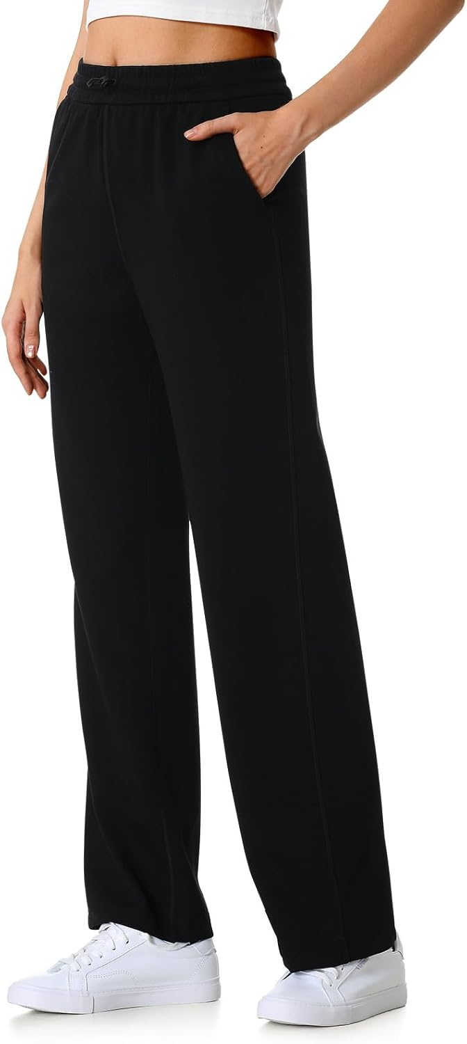 Turnhier Womens Wide Leg Sweatpants Pants Drawstring Casual Athletic Workout Lounge Pants with Pockets - Image 6