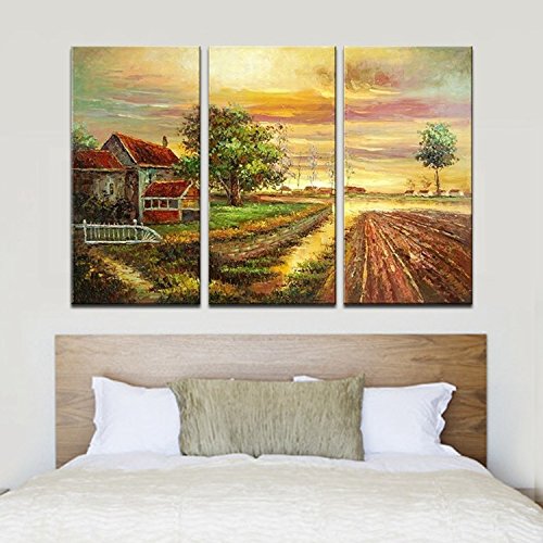 FAYM-The contemporary abstract living room hand-painted wall paintings, hand-painted decorative painting, living room, scenery oil painting Kits,30*60cm