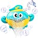 ZWOOS Juguete de Baño para Bebés - Juguete de Burbujas de Pulpo - Juguete de bañera con 12 Música para Niños Pequeños, Bebés