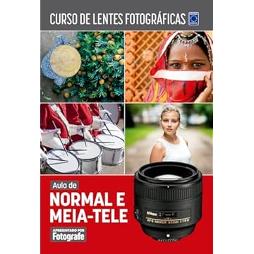 Capa do livro Curso de Lentes Fotográficas - Aula de Normal e Meia-Tele