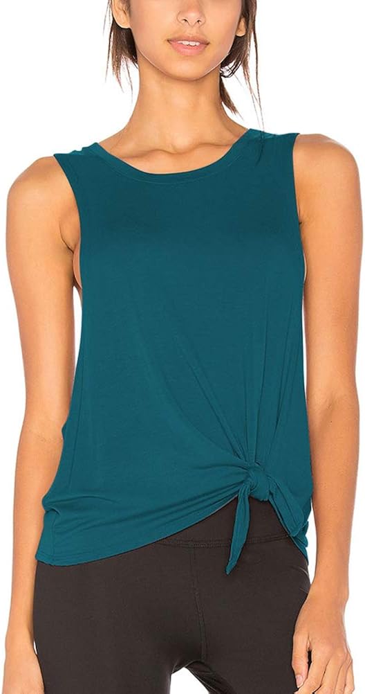 Miniatura 3 de Tops Bestisun para hacer ejercicio, pesas, carreras, correr, fitness, yoga o el gimnasio.