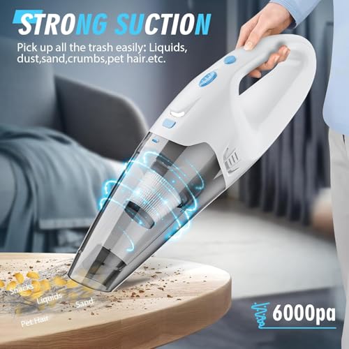 Aspirateur à main sans fil parfait pour nettoyer les sièges de voiture