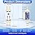 Salt Chlorine Generator for Above Ground Pool with Digital Panel, Built-in Bluetooth, Titanium Self-Cleaning App Control Saltwater Chlorinator System for Pools Up to 10000 Gallons