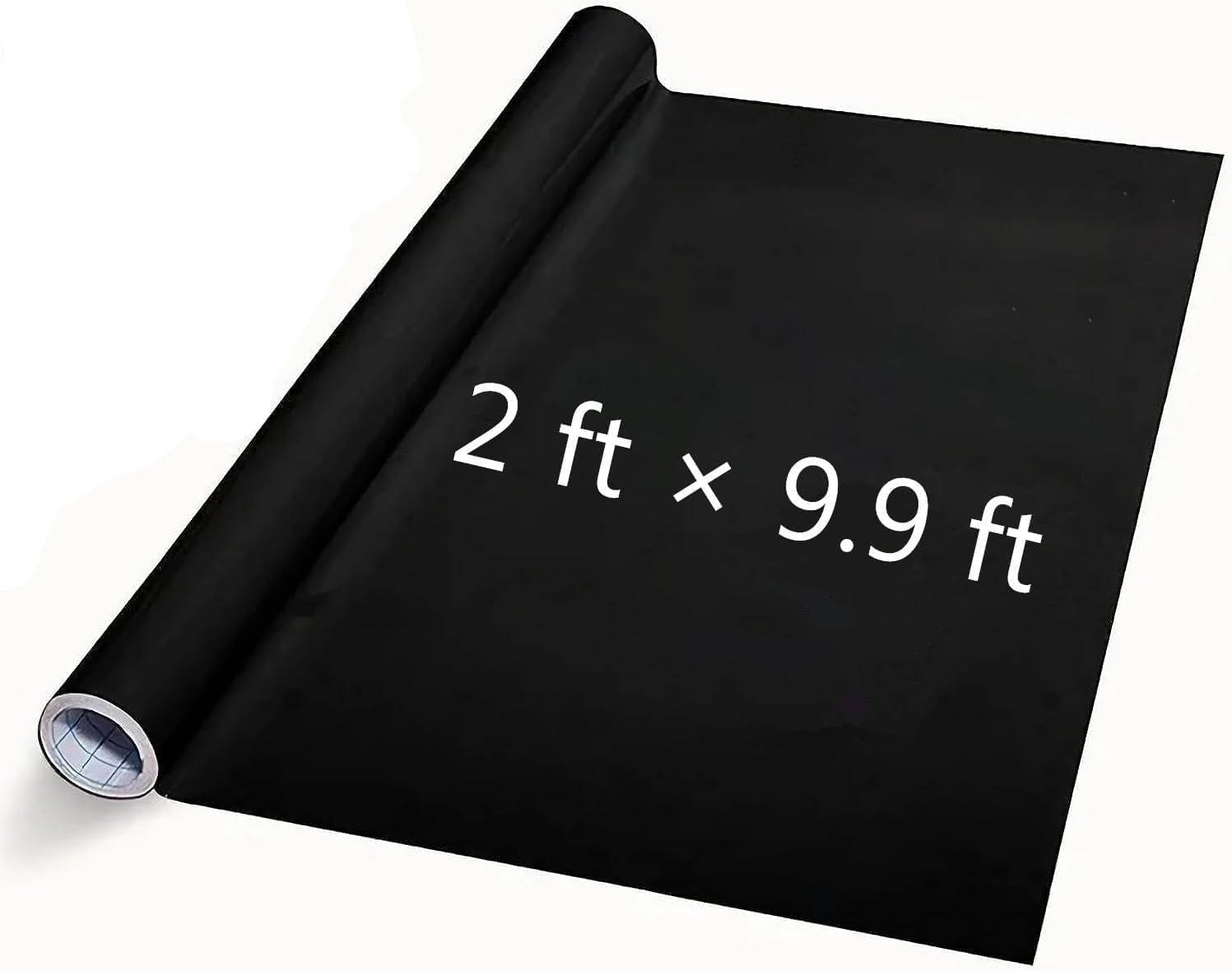 Large Chalkboard Contact Paper Wall Sticker 3 ft. x 9.9 ft. Adhesive Blackboard, TAKSDAI Removable Vinyl Decal Chalkboard Wallpaper Peel and Stick(1 Roll 3ft.x9.9ft.)