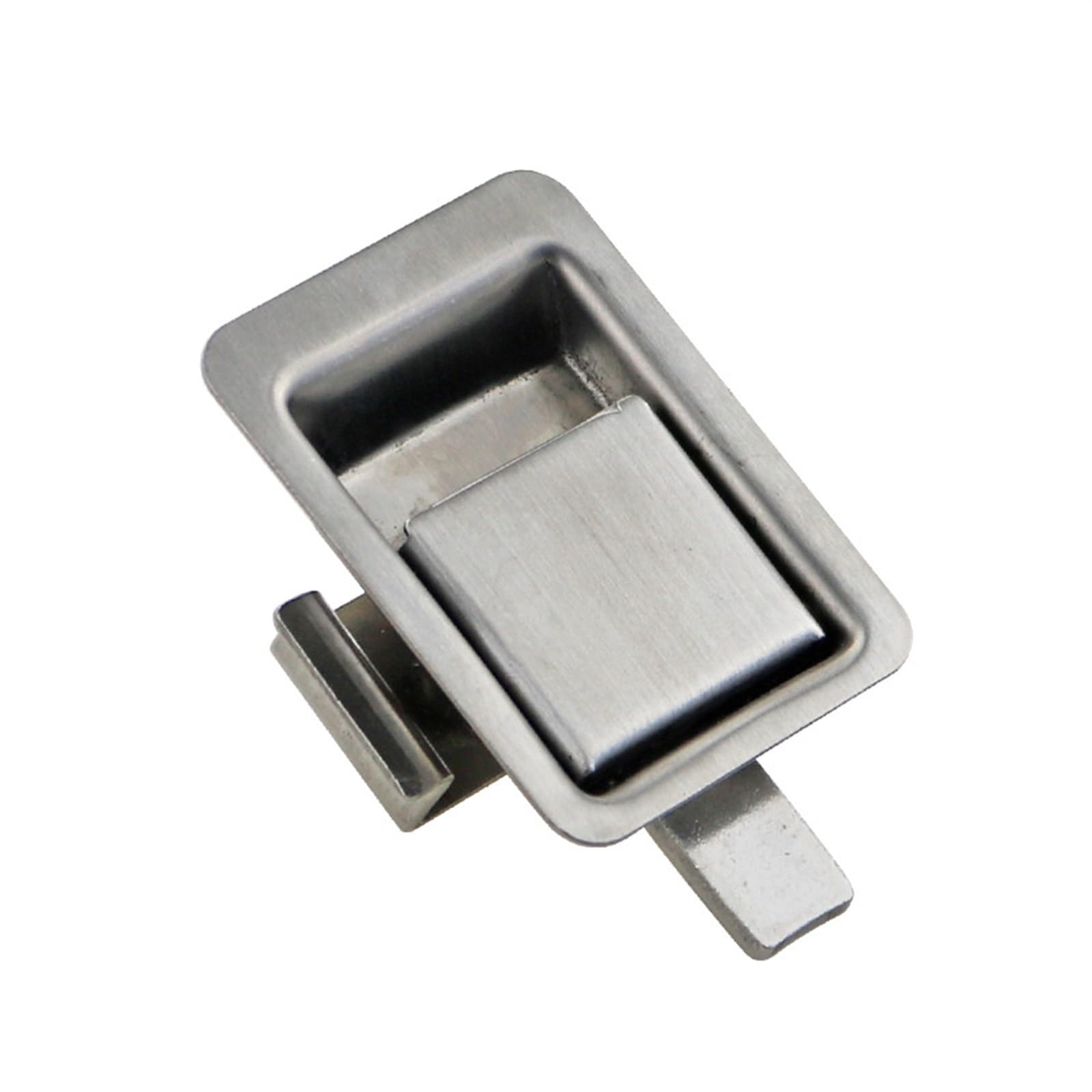 Serratura for porta dell'armadio for attrezzature meccaniche industriali in acciaio inossidabile 304, 1 pezzo(Straight tongue)