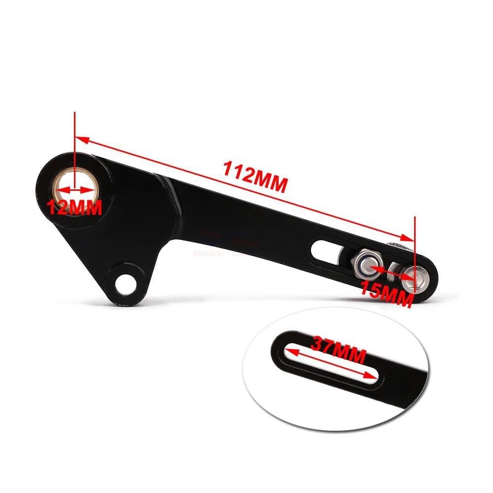 Estriberas Palanca Cambios Ajustable Aluminio CNC Motocicleta Engranajes Pedal Soporte Izquierdo para Bicicleta para Ducati para Diavel 2011 2012 2013 2014 2015 Estriberas para Moto