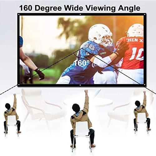Pantalla plegable de proyector 60" para cine en casa miniatura 3