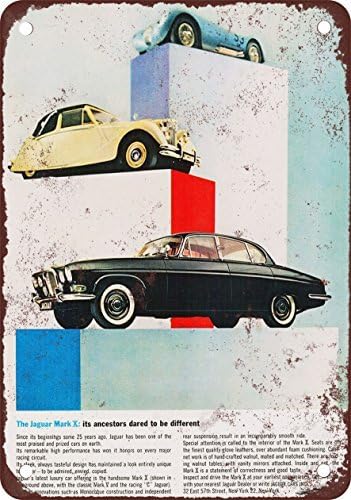 Amazon Co Jp 1962年式 ジャガーマークx ビンテージルック レプリカ メタルティンサイン 8x12インチ 2 Diy 工具 ガーデン