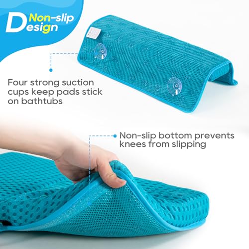 Image of OS OMYSTYLE Baby Bath Kneeler Pad Set, Blue