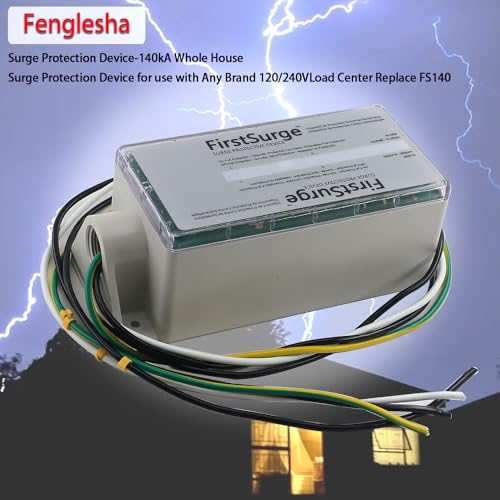 FS140 Surge Protection Device 140,000 Amps Whole House Surge Protection Device for use with Any Brand 120/240V Load Center