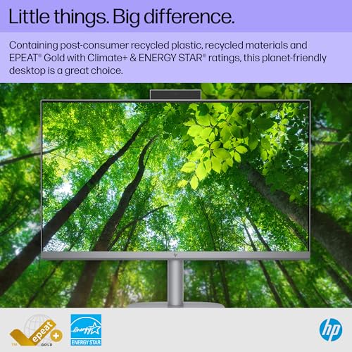 Image of HP OmniStudio X 27 inch All-in-One Desktop PC, FHD Touchscreen, Intel Core Ultra 7 155H, 16 GB RAM, 1 TB SSD, Intel Arc Graphics, Windows 11 Home, 27- cs0010