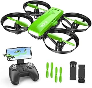 tech rc Drone with camera 720P HD Mini Drone, Remote Control Drone for Kids Beginners adults with 2 Batteries & 3D Flip, Headless, Gravity Sensor Mode, Gesture Selfie, Nice Gift Toys for Boys Girls