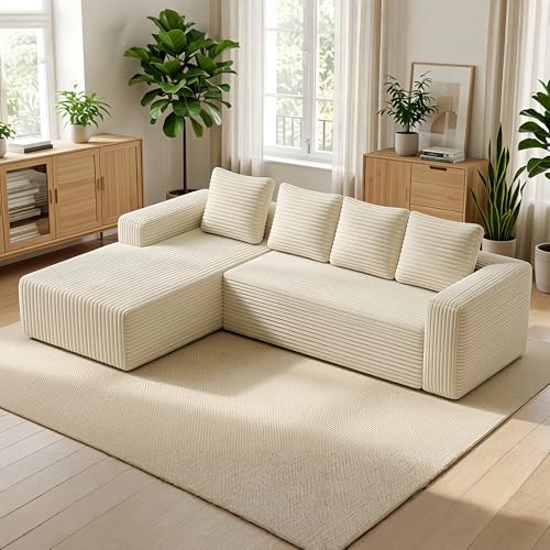 Sofá esquinero con chaise longue en forma