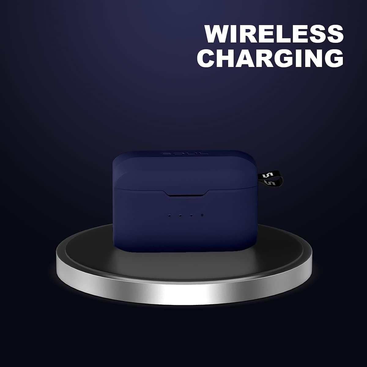 New Soul Emotion PRO Wireless Bluetooth Earbuds - Hybrid Active Noise Cancelling in-Ear Headphones with Wireless Charging Case for Music and Calls - Superior Sound Quality and Comfort - Blue