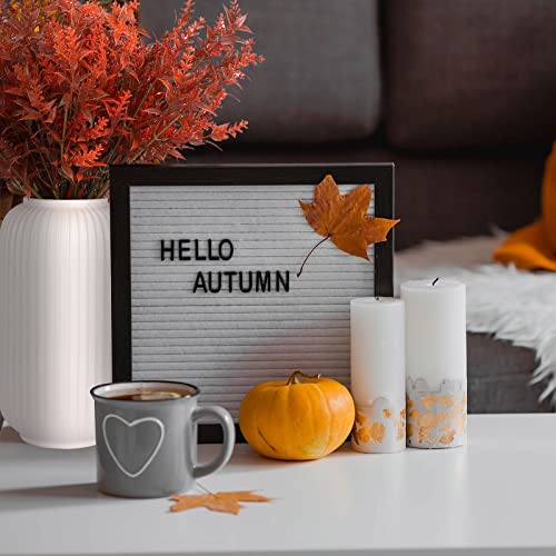 Leixi 8 Bundles Artificial Fall Flowers No Fade Faux Autumn Plants, Fake Indoor Outdoor Greenery for Thanksgiving Christmas Wedding Party Home Garden Décor (Orange) - Image 4