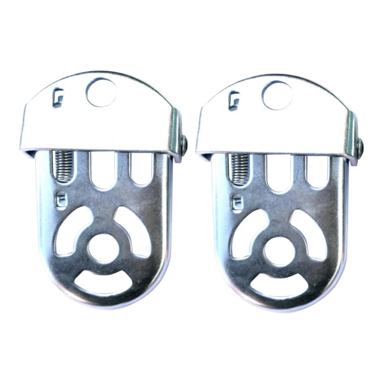 SOLUSTRE 1pair Folding Bike Foot Pegs for Boy Girl Metal Footrest for Mountain Biking Easy to Assemble Compatible Comfortable Support for Boy Girl Feet