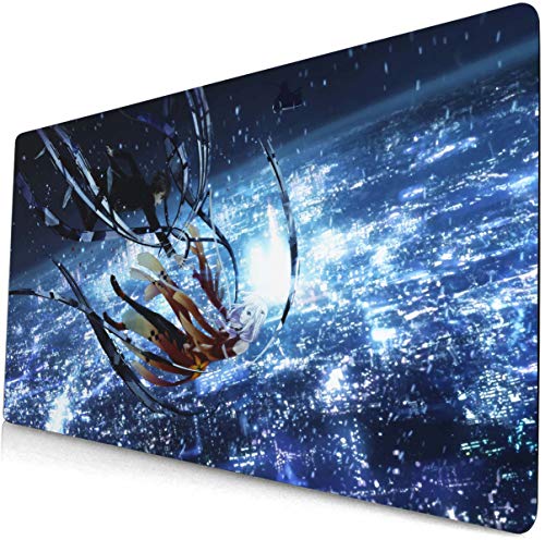 Guilty Crown Mouse Pad Yuzuriha Inori Game pad Anime Mouse pad Large Desk pad Gaming Computer Keyboard pad 54 (60cmÃ—35cm)