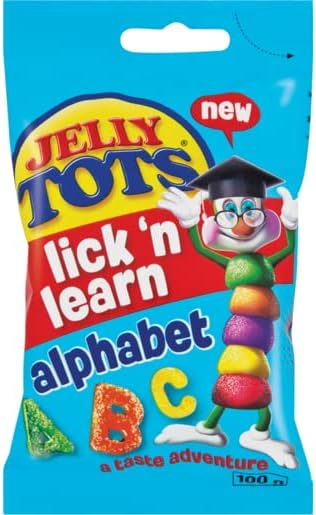 Beacon Jelly Tots - Lick & Learn Alphabets 100g