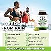 CB2 HEMP OIL CAPSULES [ORGANIC] - Extra Strength Hemp Oil for Pain Relief, Inflammation, Anxiety & Stress - Easy To Swallow Vegan Softgels - 1000MG Capsule with Curcumin. High Potency Supplement. Stronger Than Hemp Gummies. Excellent Source of Omega 3-6-9 and GLA. Certified Organic / Non-GMO. Made in CANADA #2