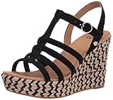 Ugg, Damensandale, Cressida in Schwarz, Wildleder, Größe 37