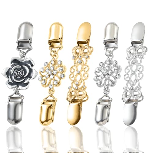 Image of 5Pcs Dress Clips Back Cinch, Dress Clips Back Cinch for Women Dress Accessories Adjustable Clip, Prevent Garments Slipping for Dresses Tops and Garments Fashion Essential