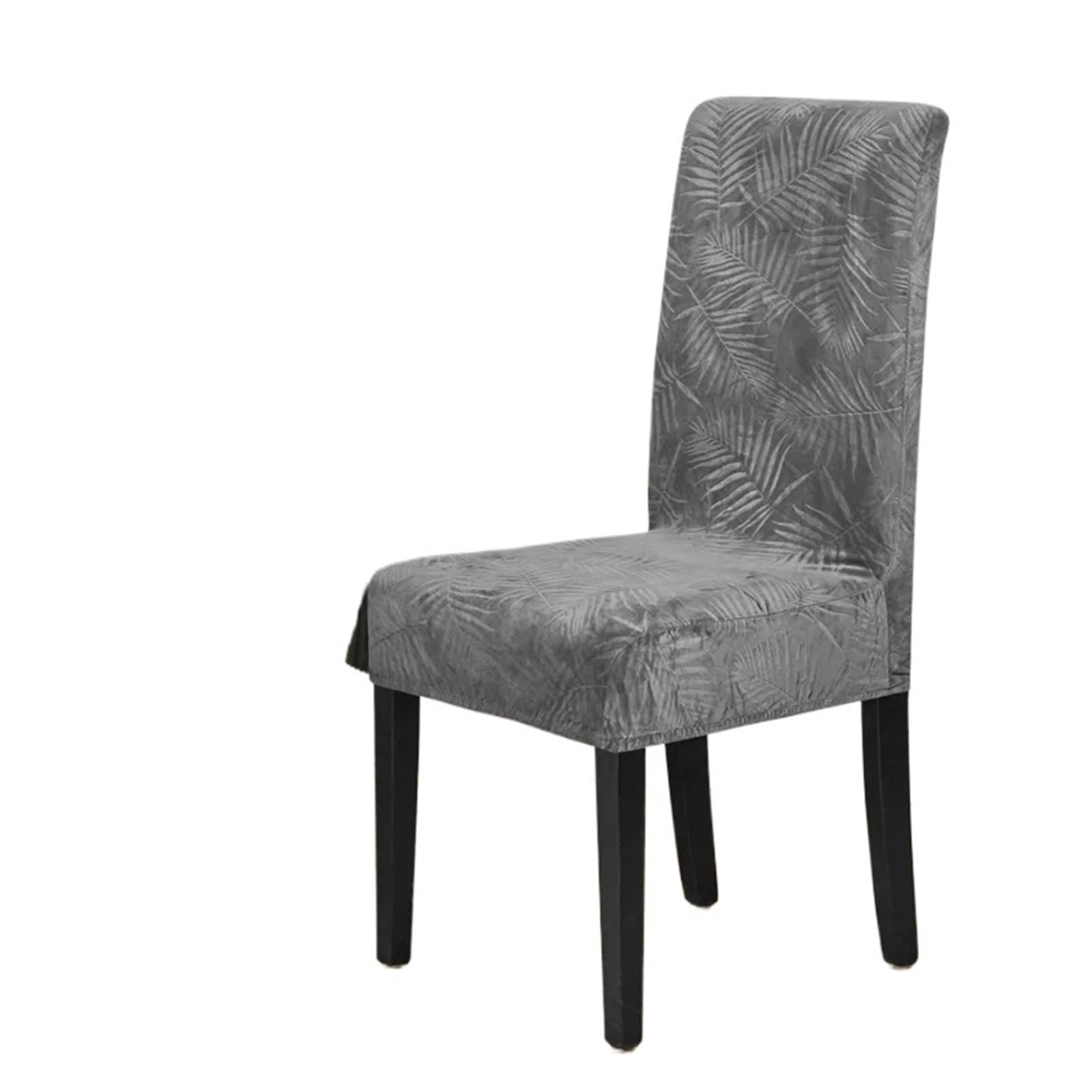 Housse de chaise en velours jacquard premium, protection de siège chic