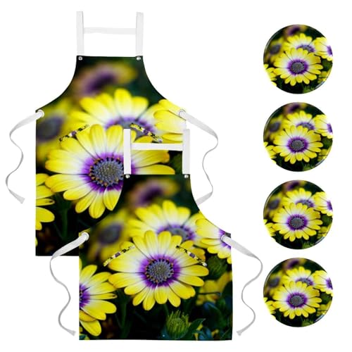 Tablier de cuisine durable avec finitions soignées pour les passionnés de gastronomie