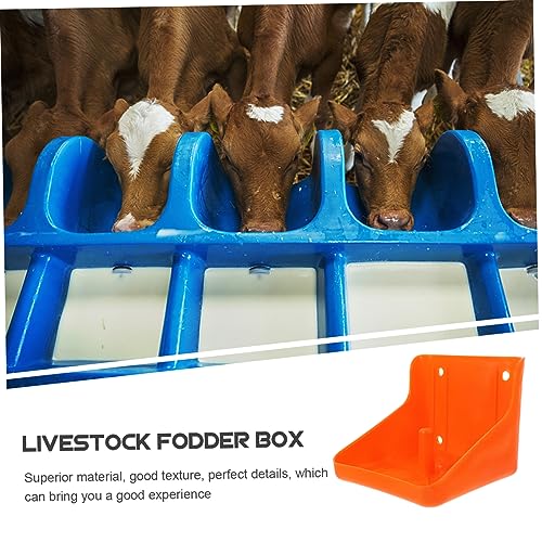 Housoutil 2 Unidades Bovinos e ovelhas lambem caixa de tijolos alimentador de mudas suporte cabra po