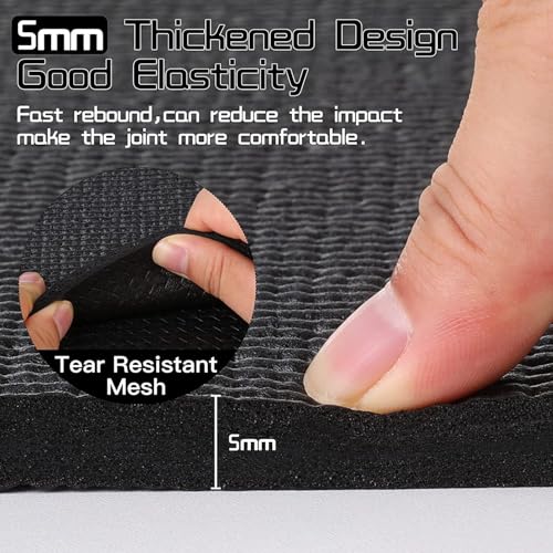 Avoalre Travel Yoga Mat Non Slip Foldable Portable Gym Mat Fitness Training Pilates Exercise Mat Workout for Women Men - Image 5