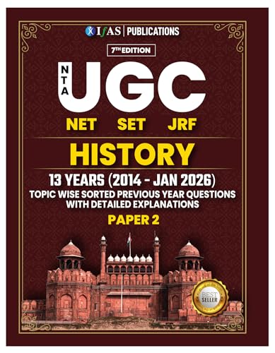 Image of UGC NET History Paper 2 Book 2026 | 13 Years' (2014 to Jan 2026) Previous Year Solved Paper with Detailed Solutions | Best Seller PYQ for NTA UGC NET /JRF History Exam in India | IFAS