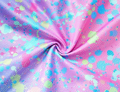 TENVDA Collant de dança para meninas com saias rosa preto vestido de balé infantil camisola babados/