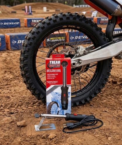 Image of Hardline Products USA Tread Doctor Tire Groover - Heated Knobby Cutting Tool for Motocross, Dirt Bike, ATV & UTV Tires - Restores Traction & Extends Tire Life - 110V -TD-1
