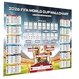 【Taille IdéAle】 Poster Grand Format, IdéAl Pour La Maison, Le Bureau Ou Un Pub, Permettant De Suivre Facilement Tous Les Matchs Pendant La CompéTition.