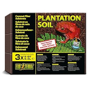 Exo Terra Plantage bodemsubstraat, 3 x 8,8 liter, 3 stuks (Pack van 1)