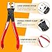 ETCYAOXIN 4 Pcs Electrical Disconnect Pliers for Cars，60 Degree Connector Pliers，Safety Wire Plier,Automotive Tools Electrical ConnectorPliers,ElectricalPlug DisconnectPliers