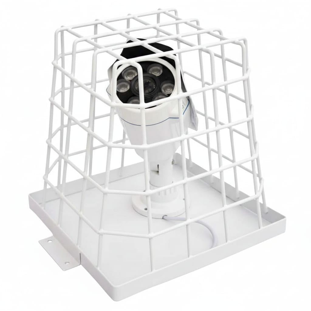 Stand Wallah Heavy CCTV Cage Protection for Bullet Cameras, Strong Metal Security Housing for Indoor & Outdoor Use, Anti-Theft & Weather-Resistant-image-28